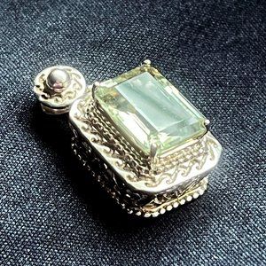 Green Amethyst Pendant by Simply Vera Wang